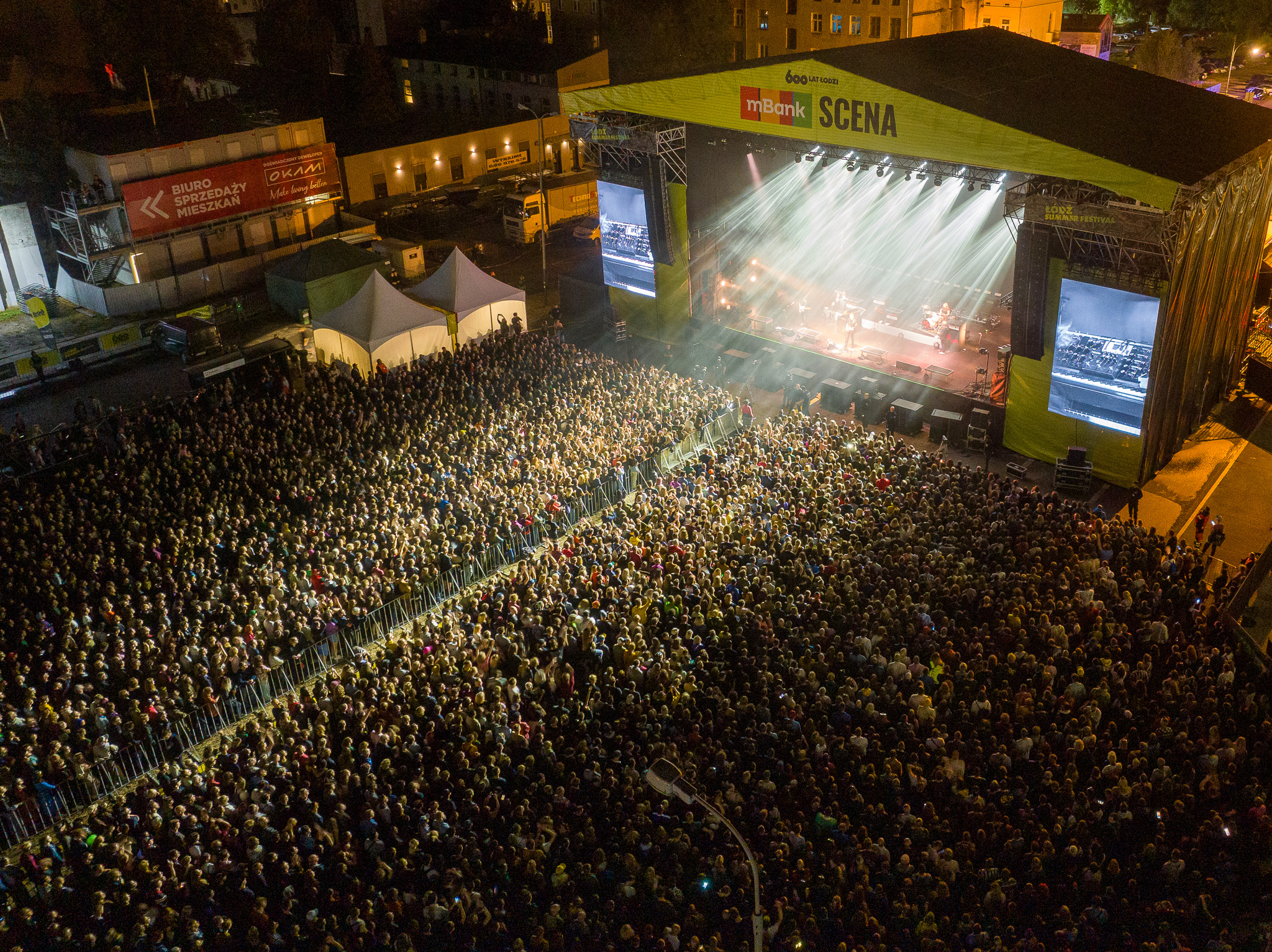 Łódź Summer Festival signage used here to illustrate how visual branding can strengthen a CAR form's Action section