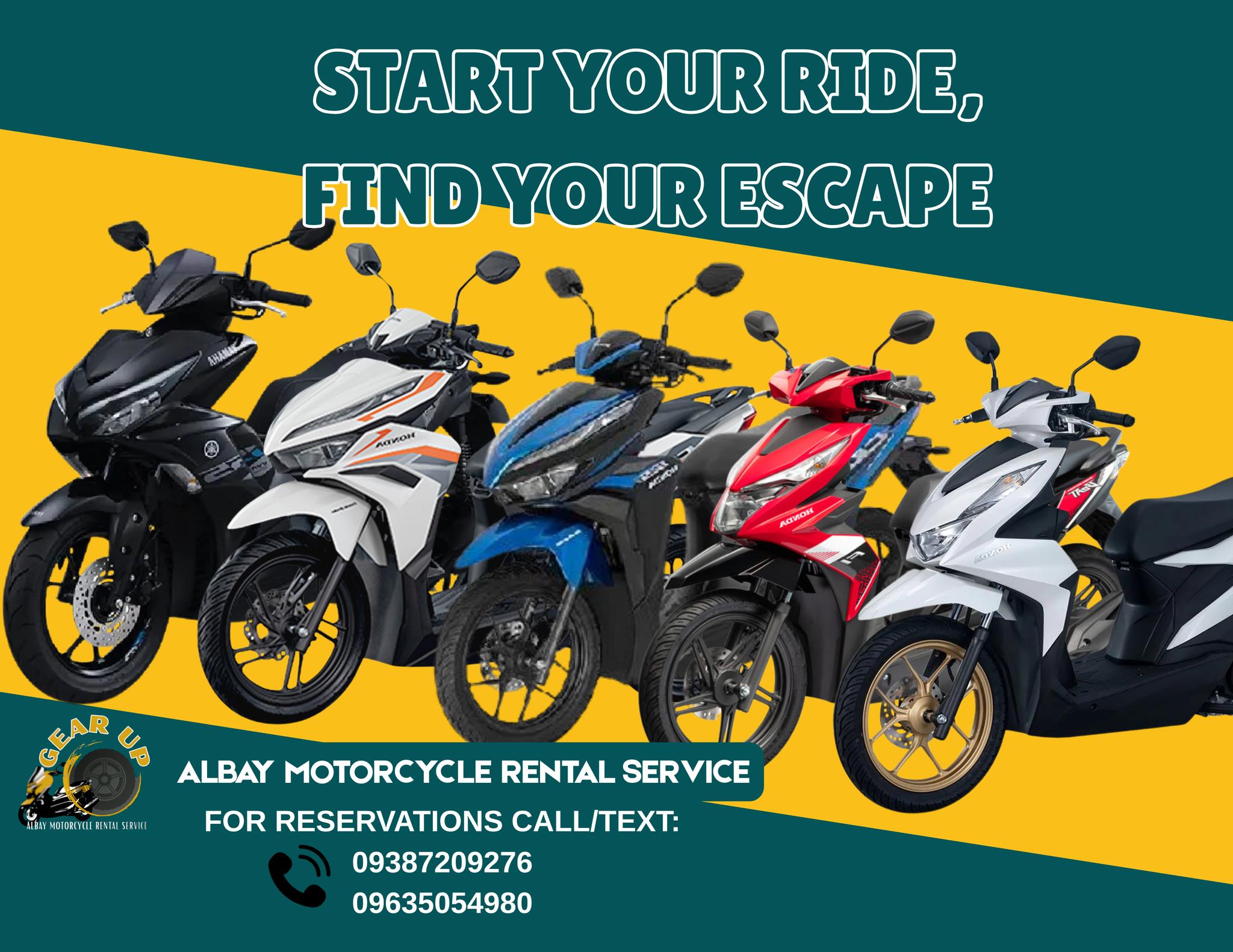 Gear Up Motorcycle Rental Service - Albay | Daraga