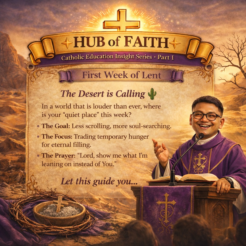 Hub - #Lent2026 #FirstSundayOfLent #huboffaith #catholiceducation # ...