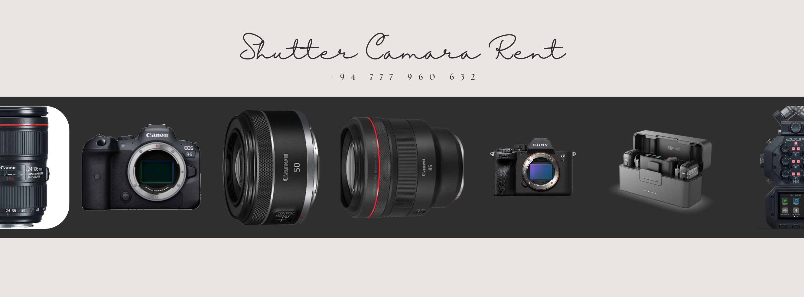 Shutter Camara Rent