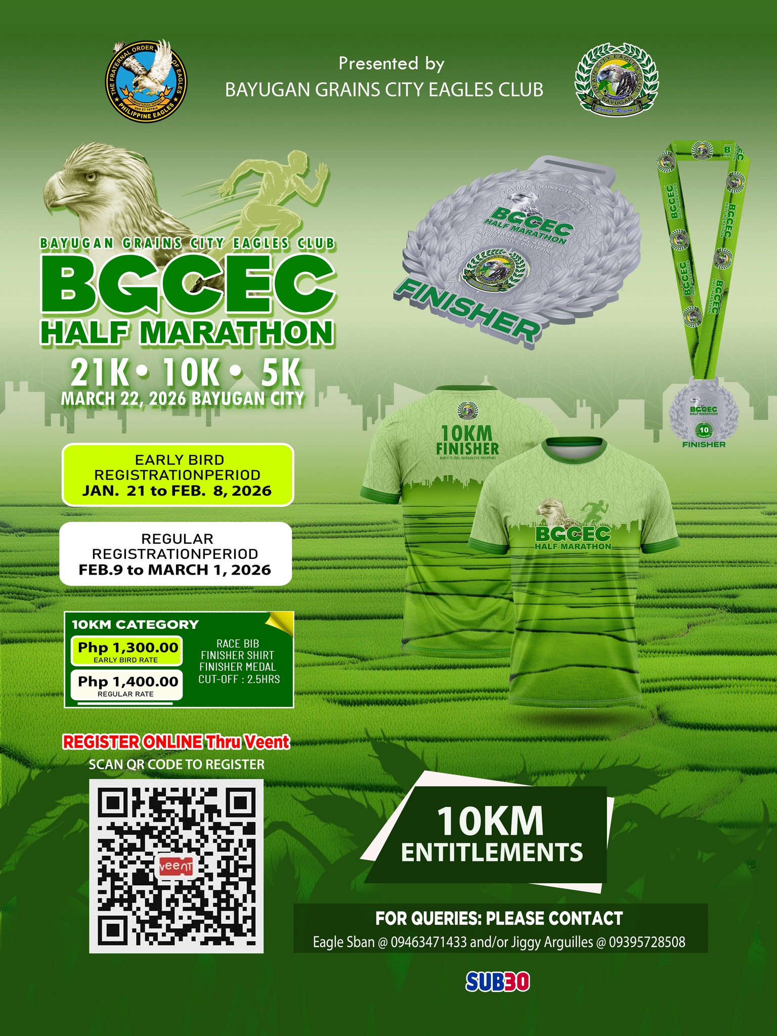 Bayugan Grains City Eagles Club Half Marathon