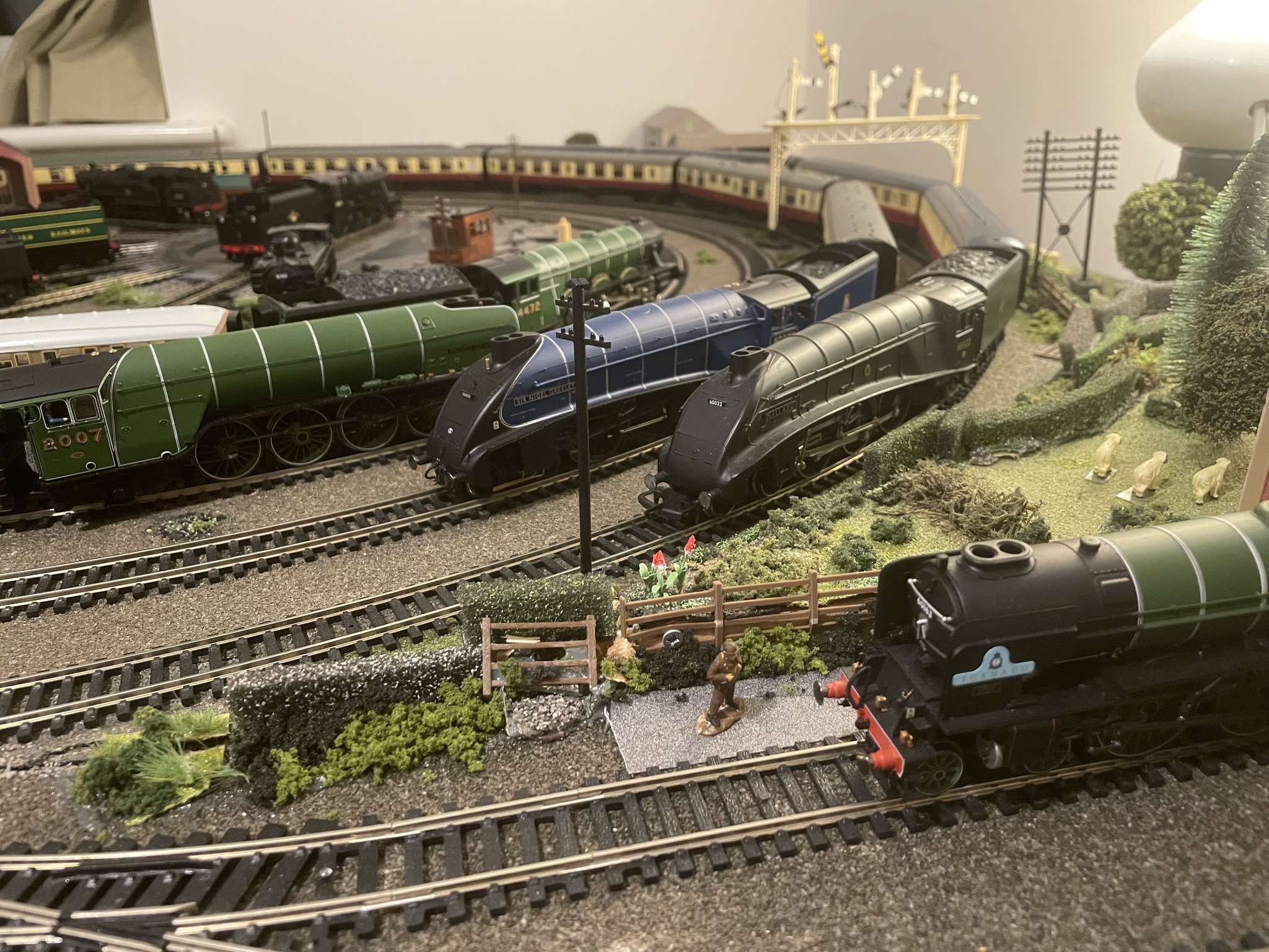 Line one view. Tornado on the Pullmans and Prince of Wales with the ...