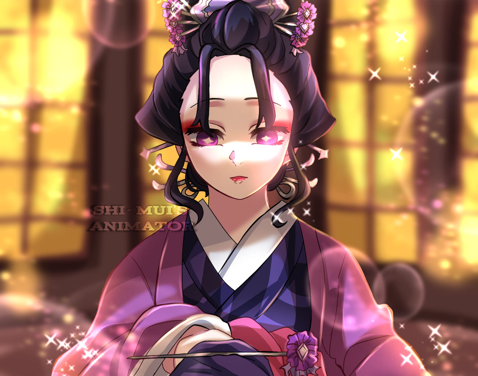 Introducing Hoshi Satou, Akito's sister and oiran OC