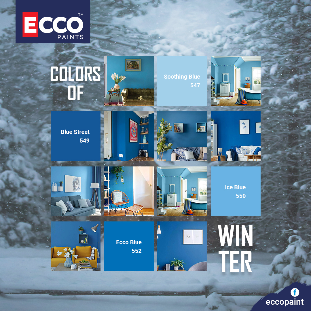 Ecco Paints - Blue is the only color which maintains its... | Facebook