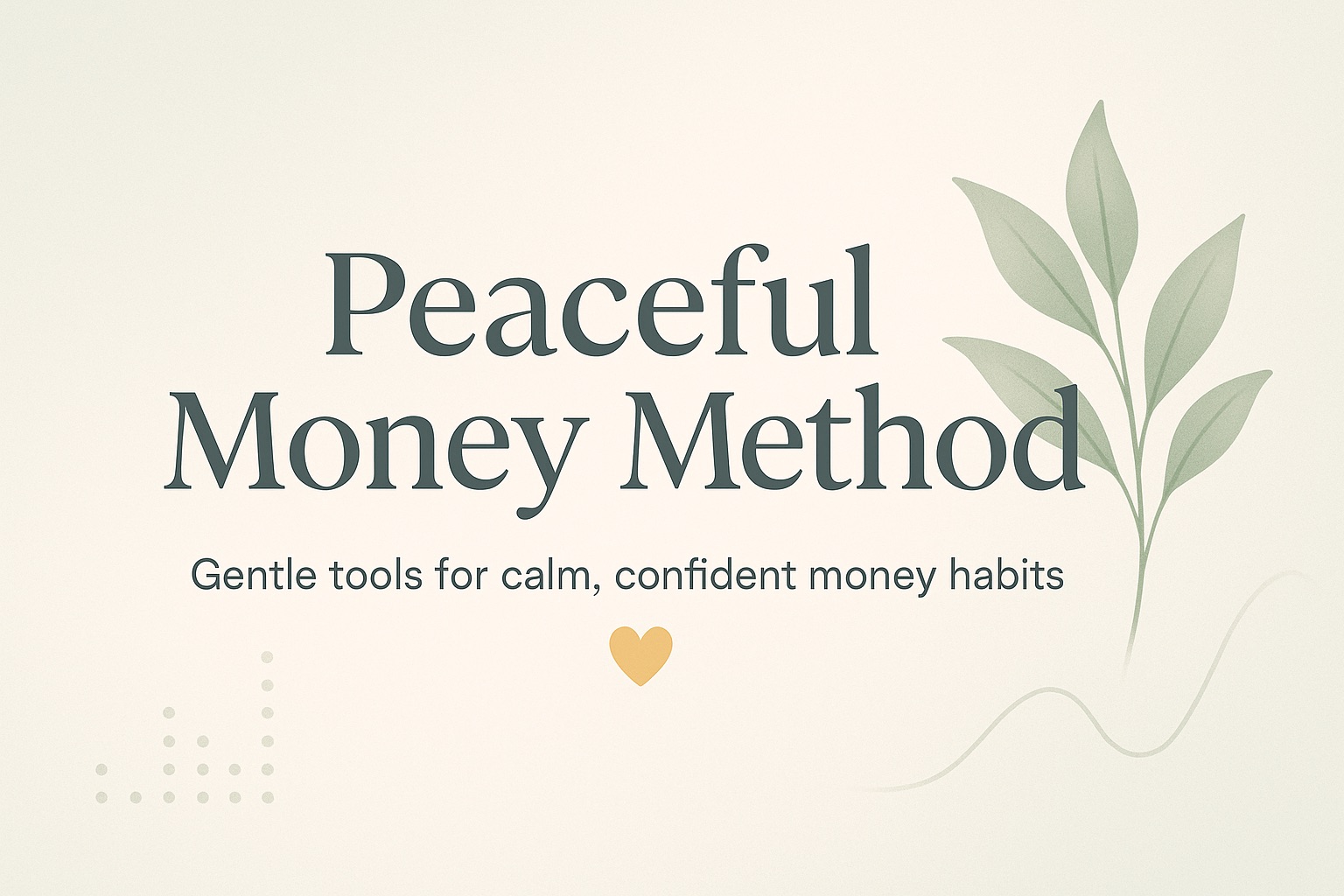 Peaceful Money Method