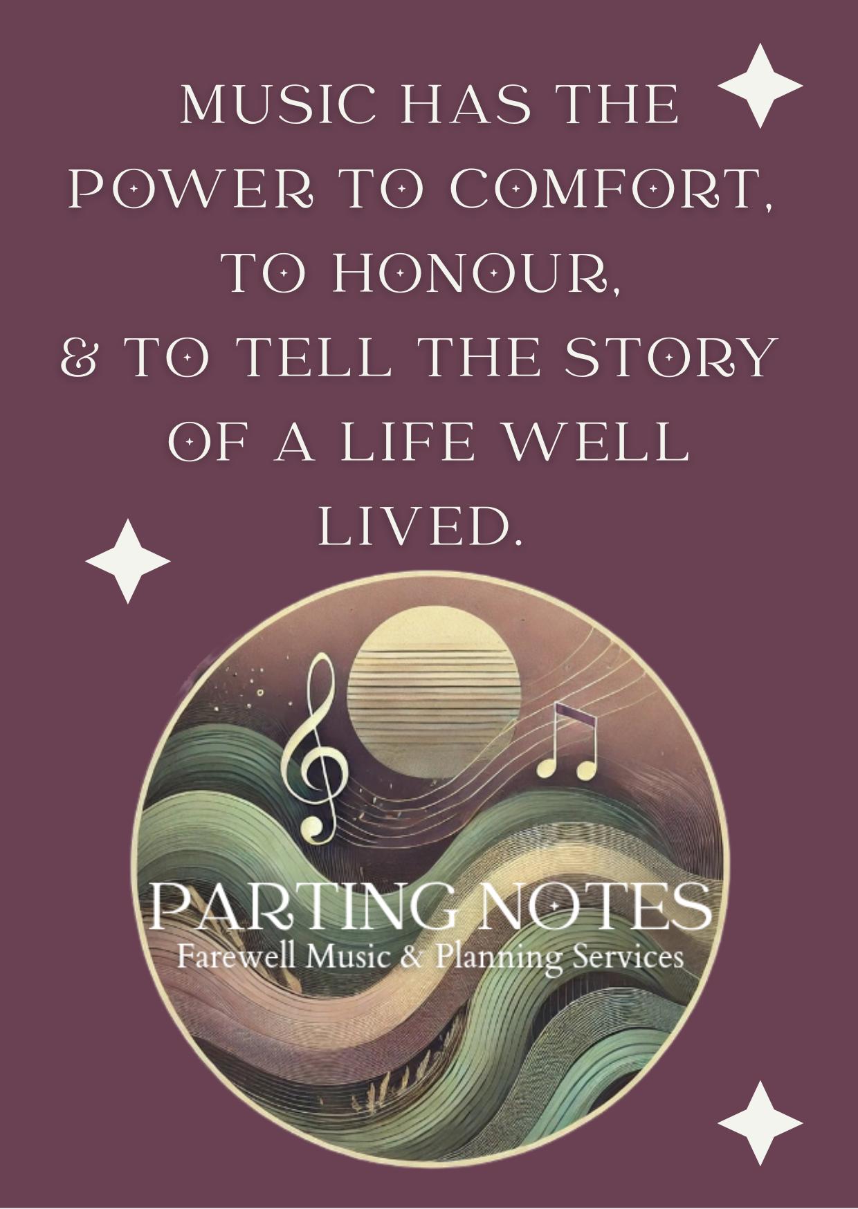 Parting Notes - Farewell Music & Planning Services