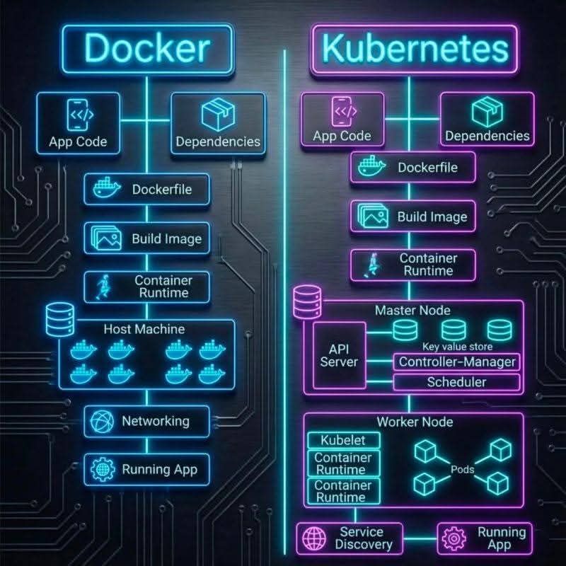 Logic - Docker vs Kubernetes What the difference is between Docker and ...