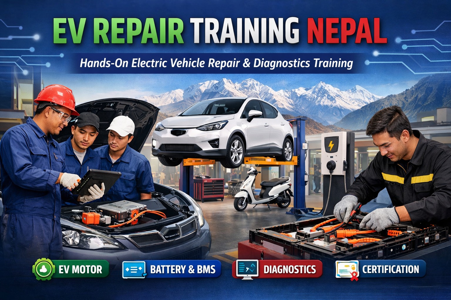 EV Repair Training Nepal | Kathmandu