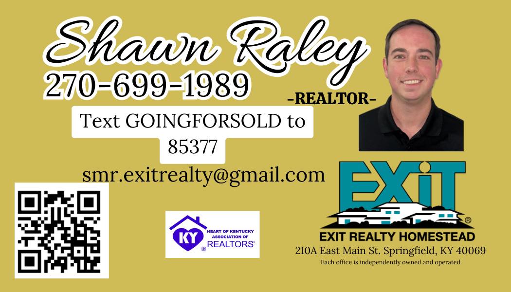 Shawn Raley - Real Estate Agent - EXIT Realty Homestead | Springfield KY
