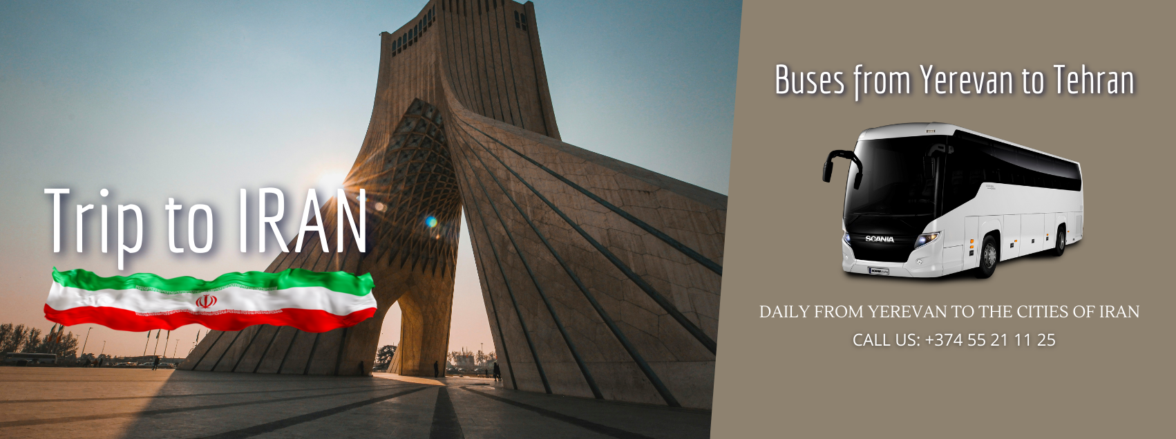 Buses from Yerevan to Tehran | Yerevan