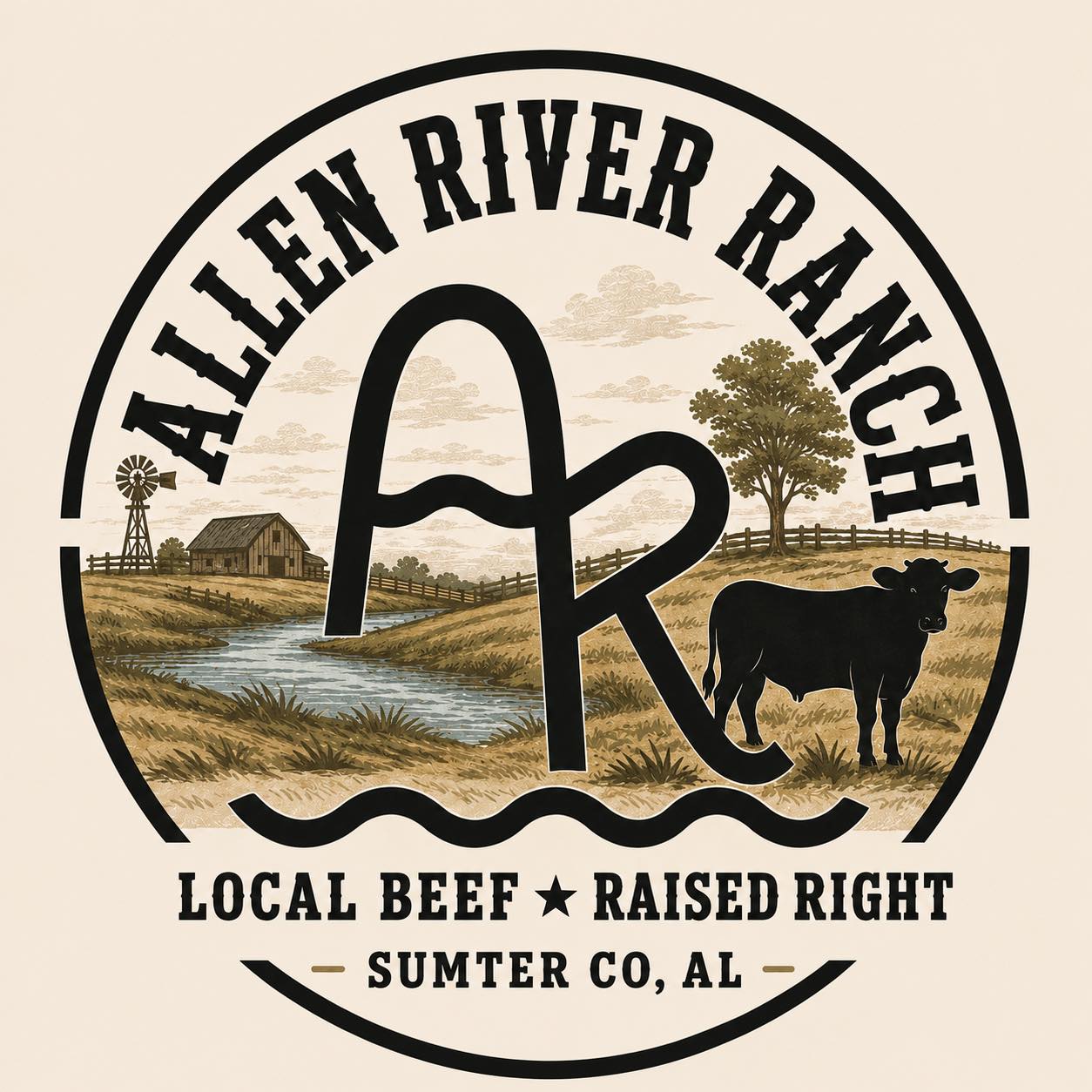 Every good ranch has its characters, and ours are grazing right behind ...