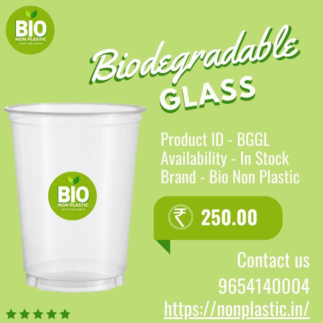 Bio Non Plastic - Order Biodegradable🥂Glass from Bio Non...