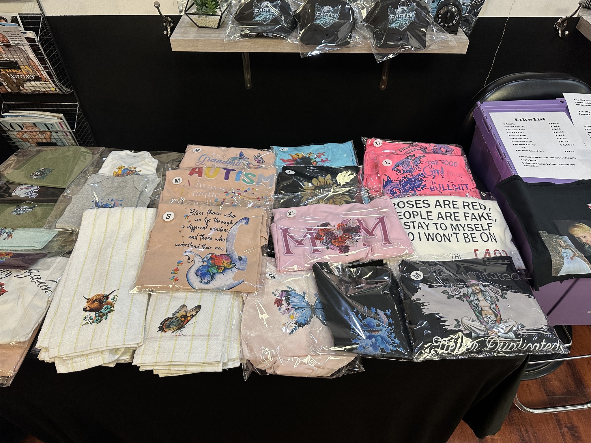 P.M. Designs DTF Prints, Shirts, Hats and More | Felton DE