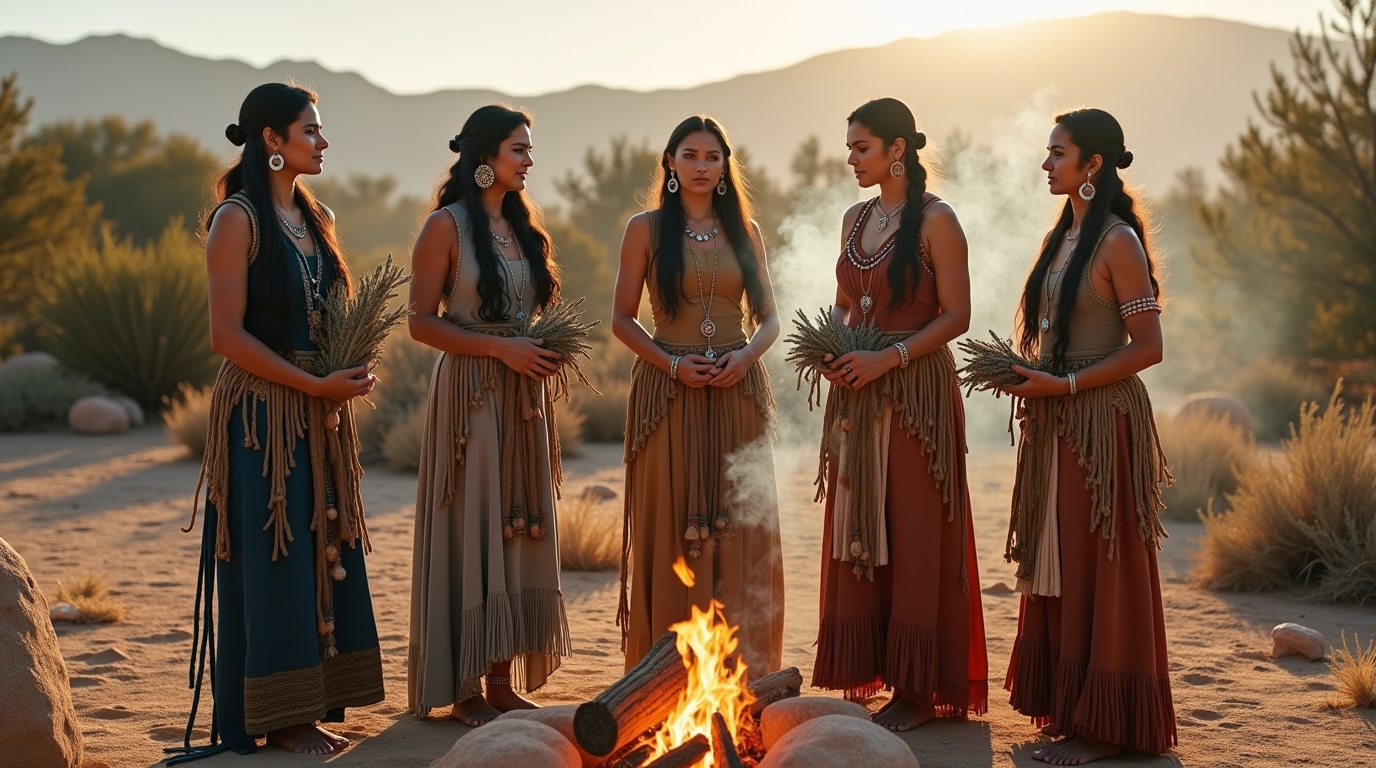 Apache Native American Woman