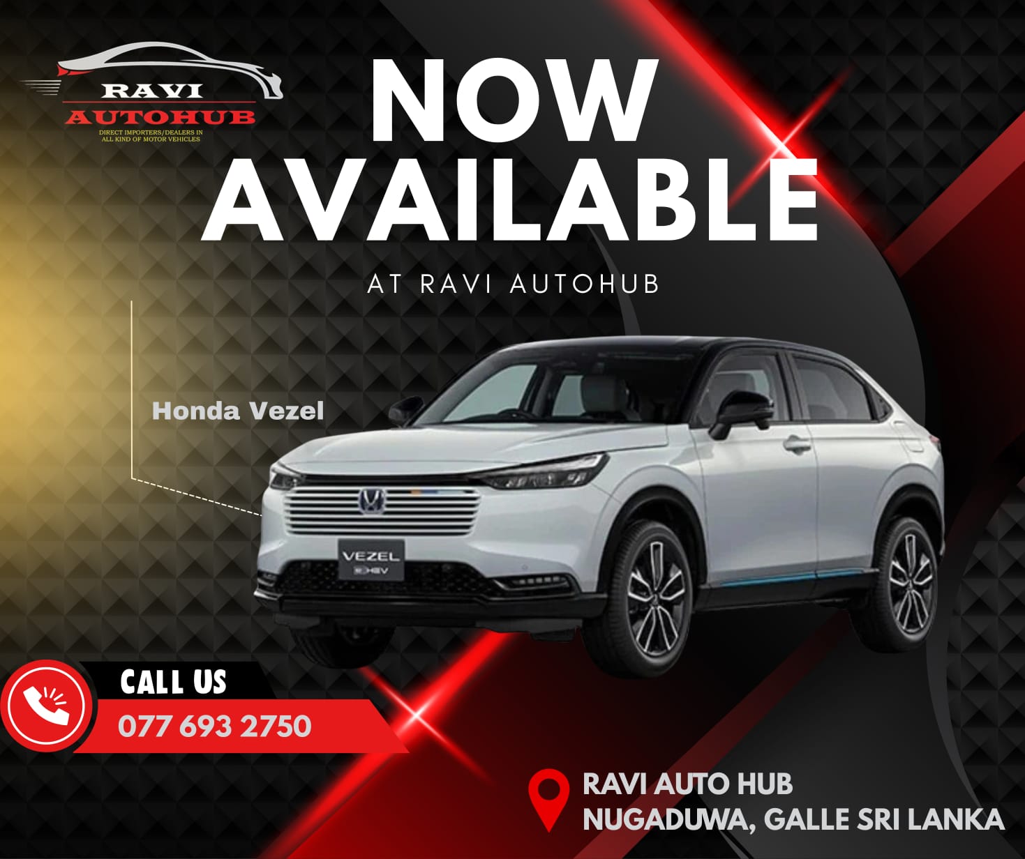 Ravi Autohub - Honda Vezel is HERE! The highly... | Facebook