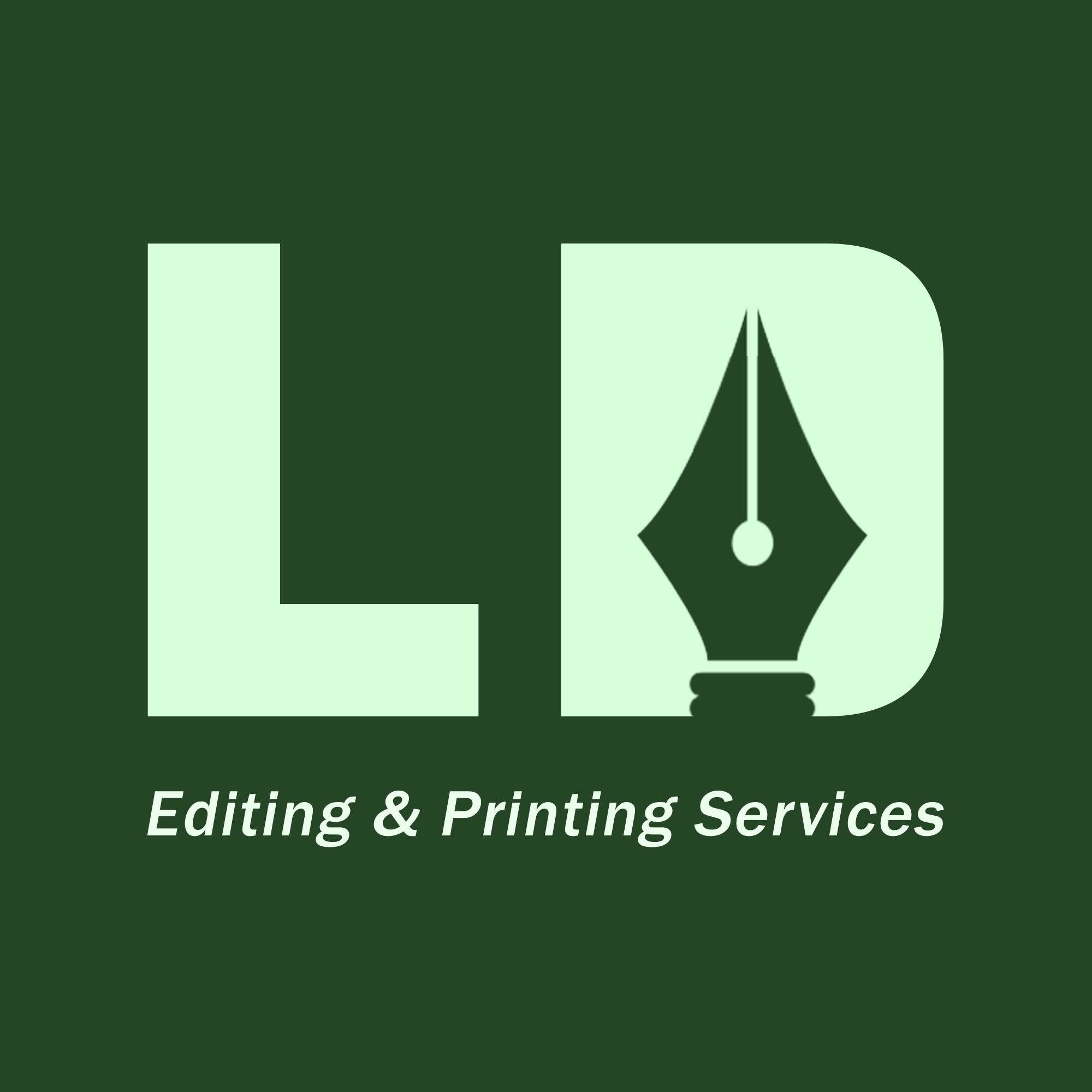 LD Editing & Printing Services - Providing you with affordable and high ...