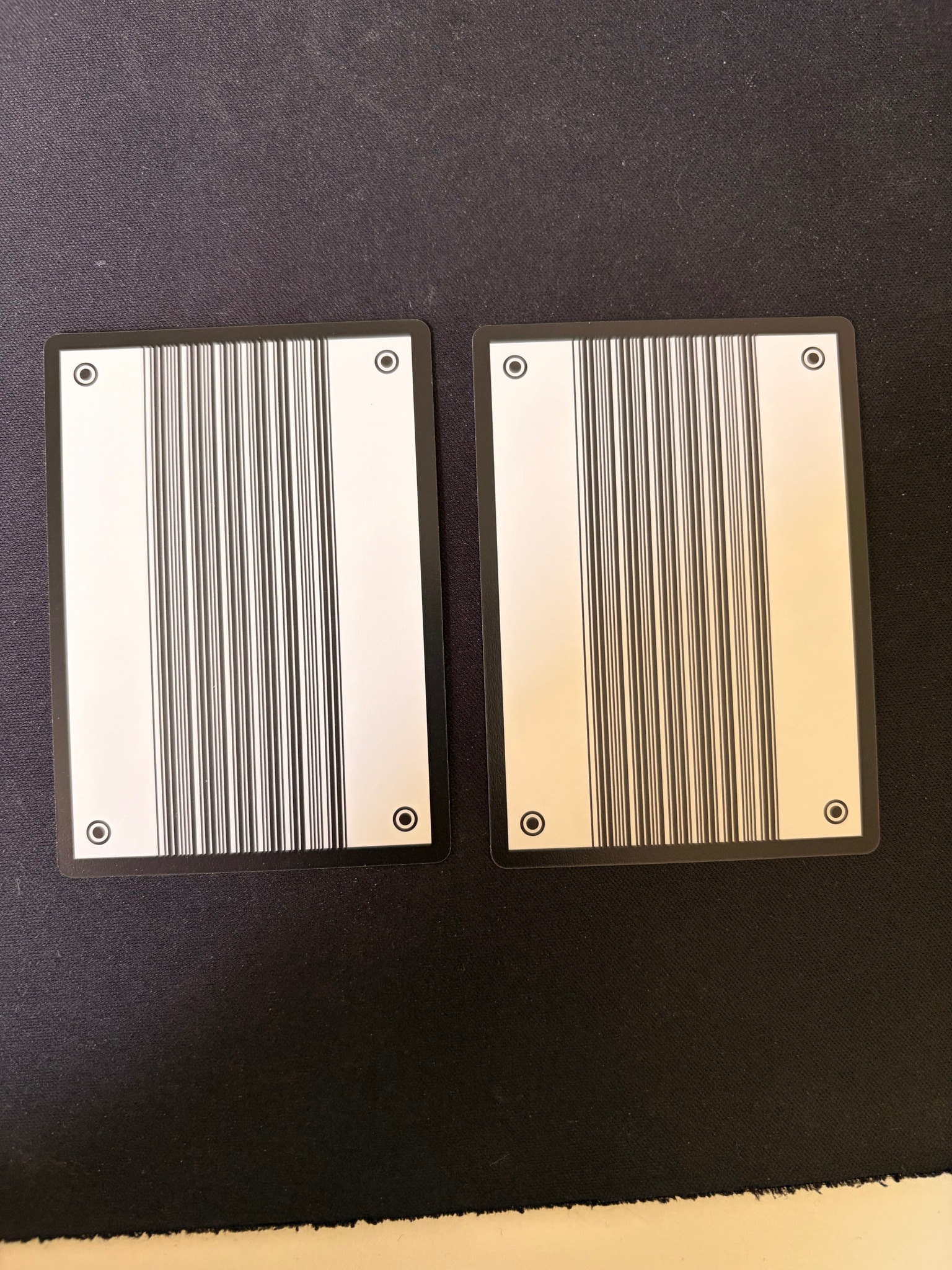 What is the information about the barcode filler card?