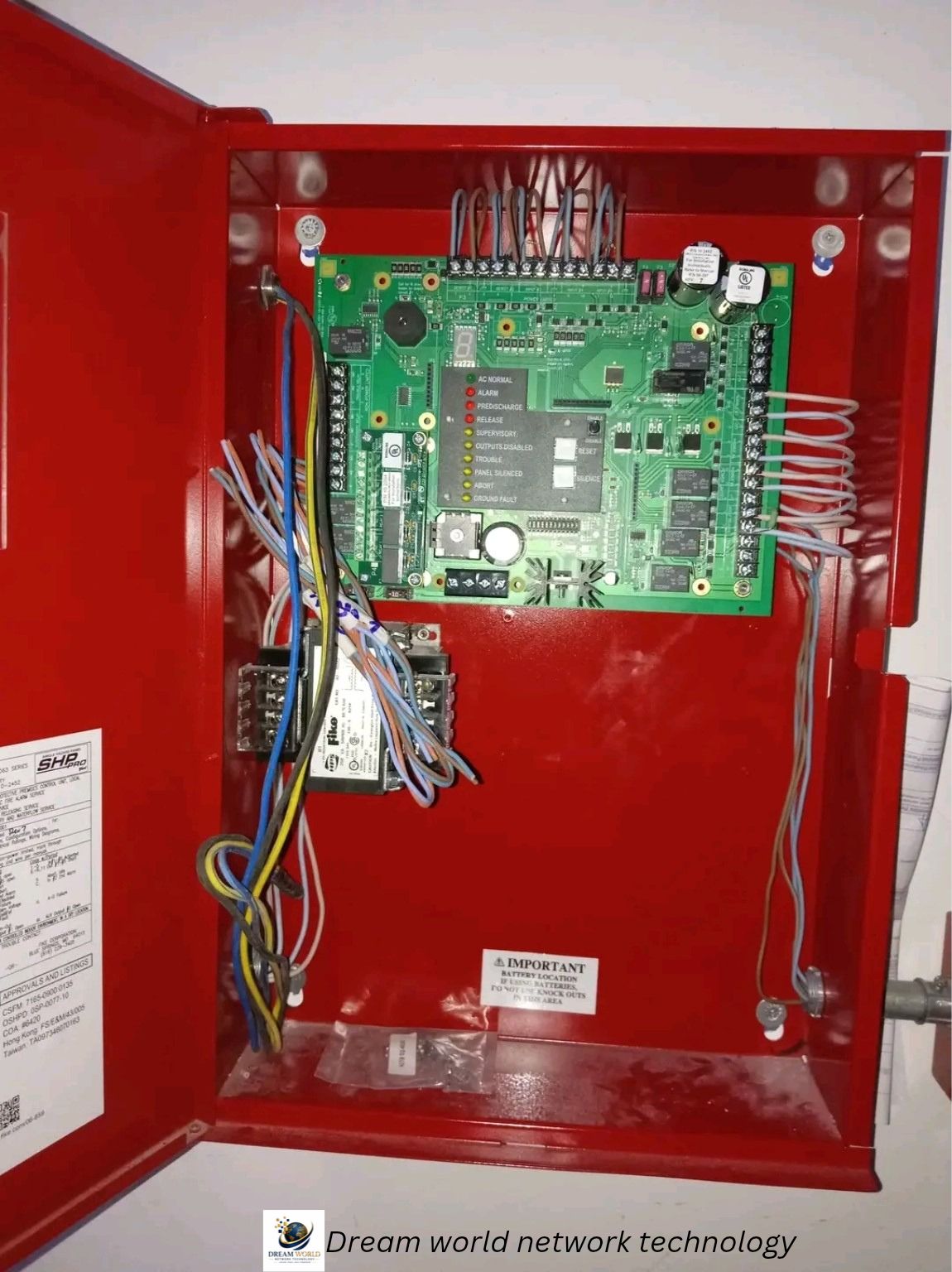 What is this fire alarm system circuit board?