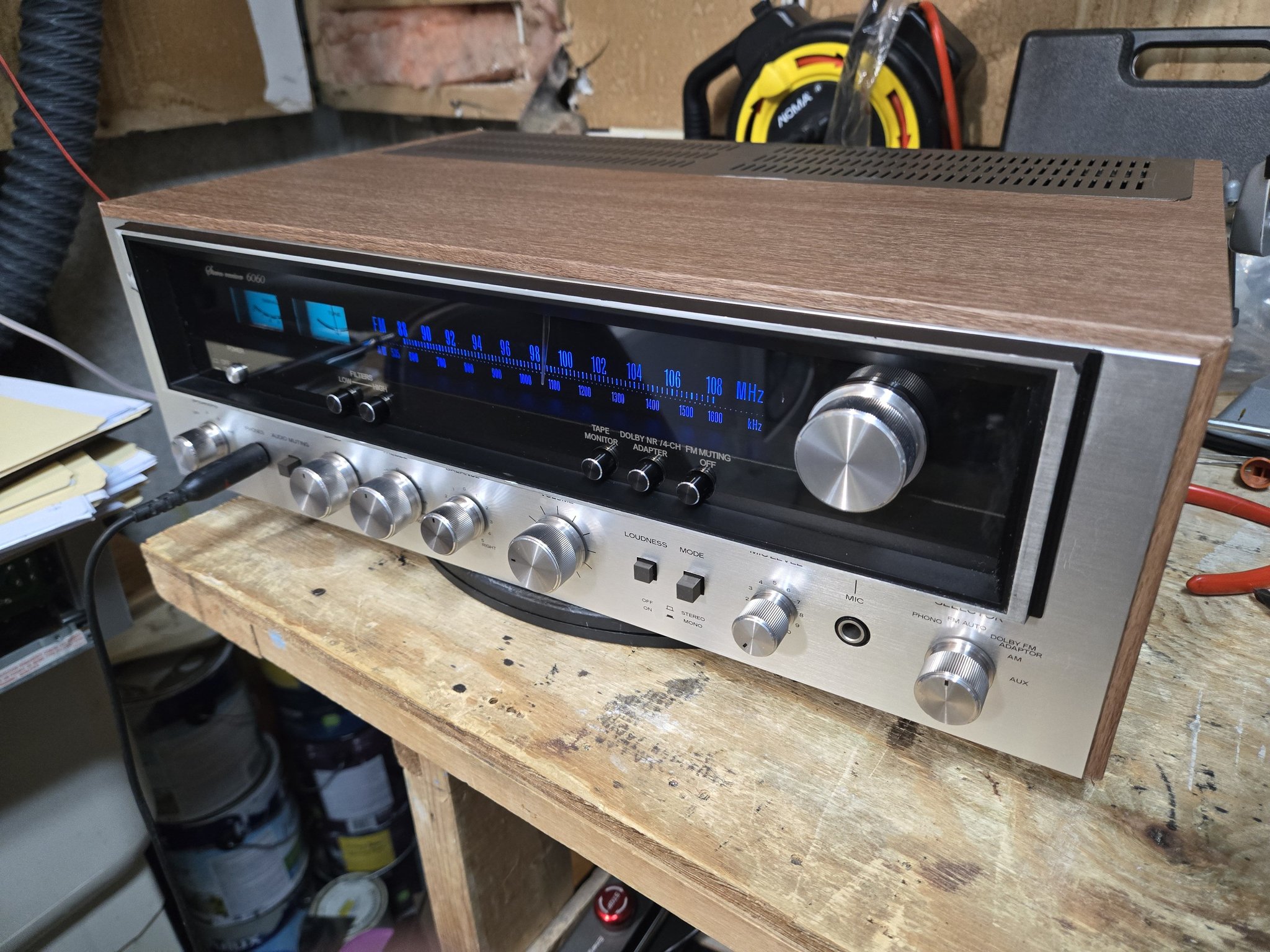 Sansui CA-606 pre/control amplifier initial test