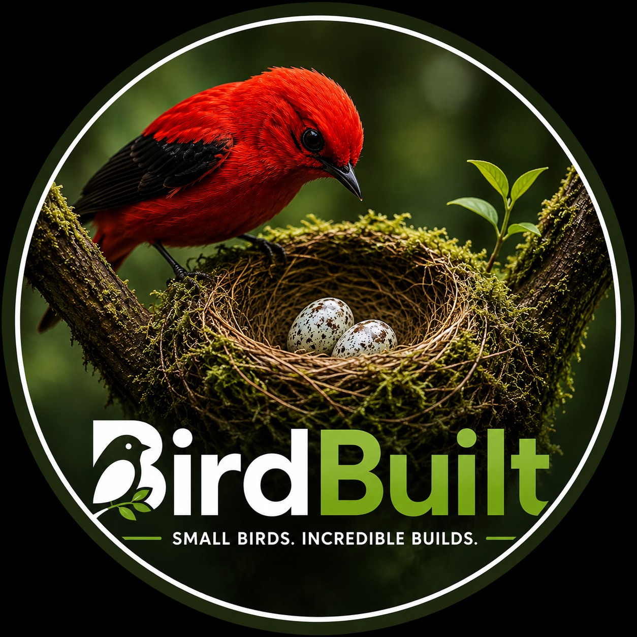 Tiny bird. BIG building skills. Watch this little architect turn simple ...
