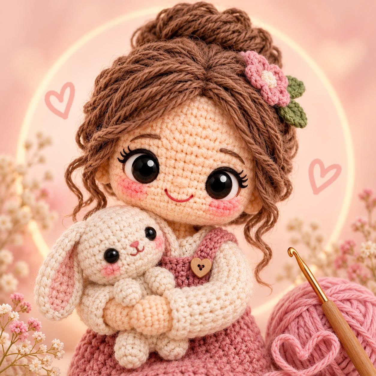 Watch this custom explorer crochet doll come to life! Handmade with ...