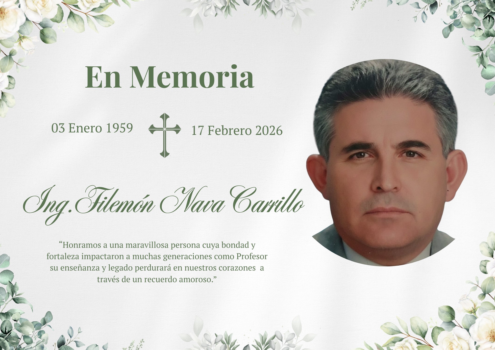 En Memoria del Dr. Filemón Nava Carrillo