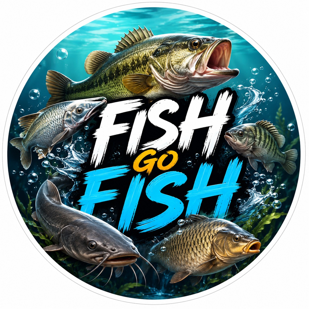 A deeper school hides below. #Fish #Wildlife #Nature | Fish Go Fish