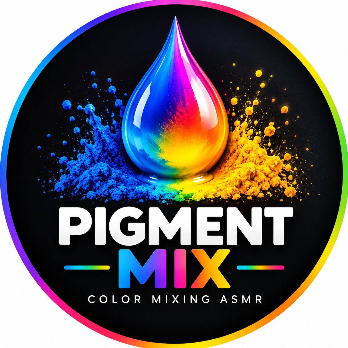 Rainbow Liquid Magic 🌈 | Satisfying Color Mixing . . . . . #PigmentMix ...