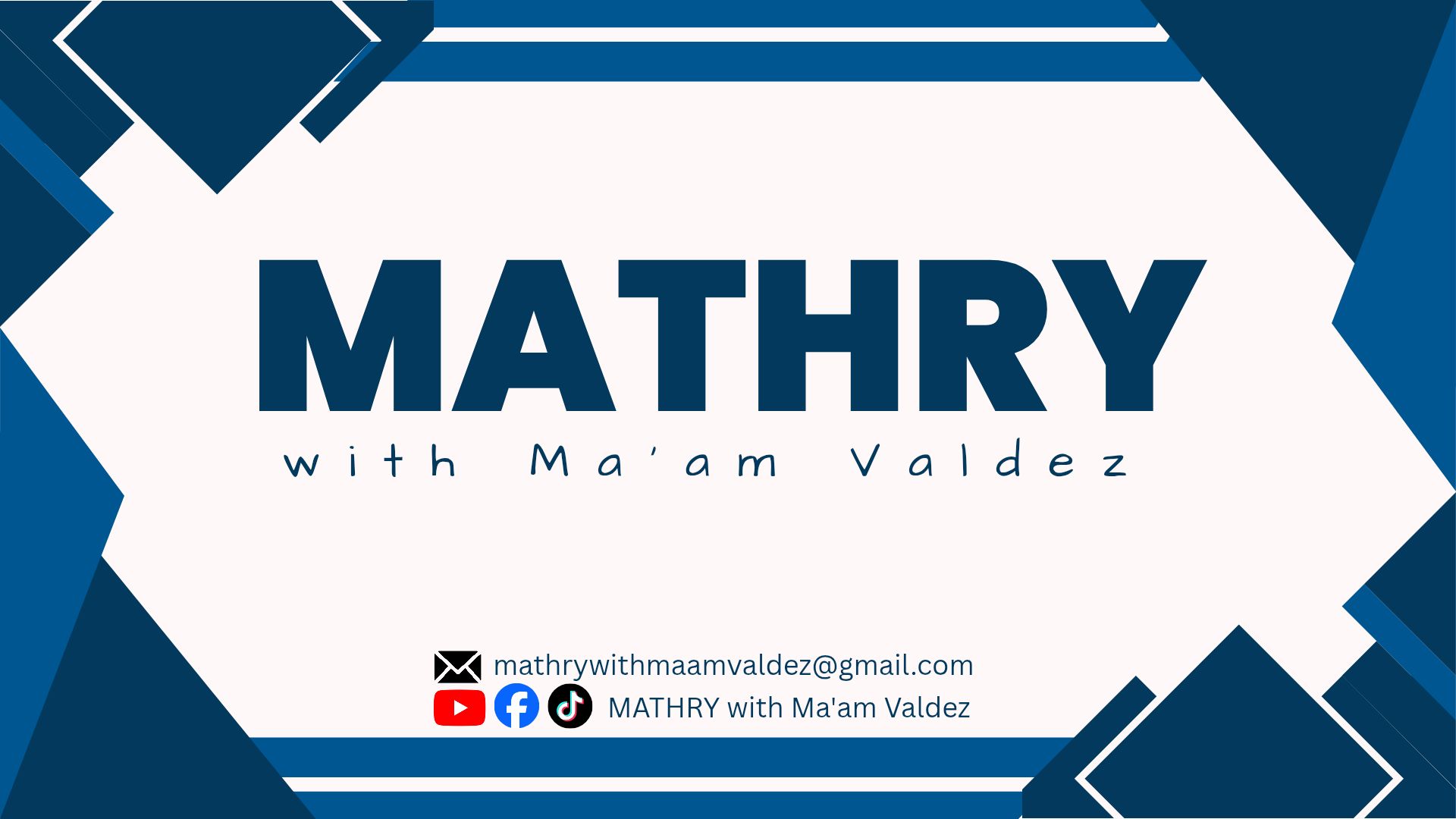 Mathry with Ma'am Valdez