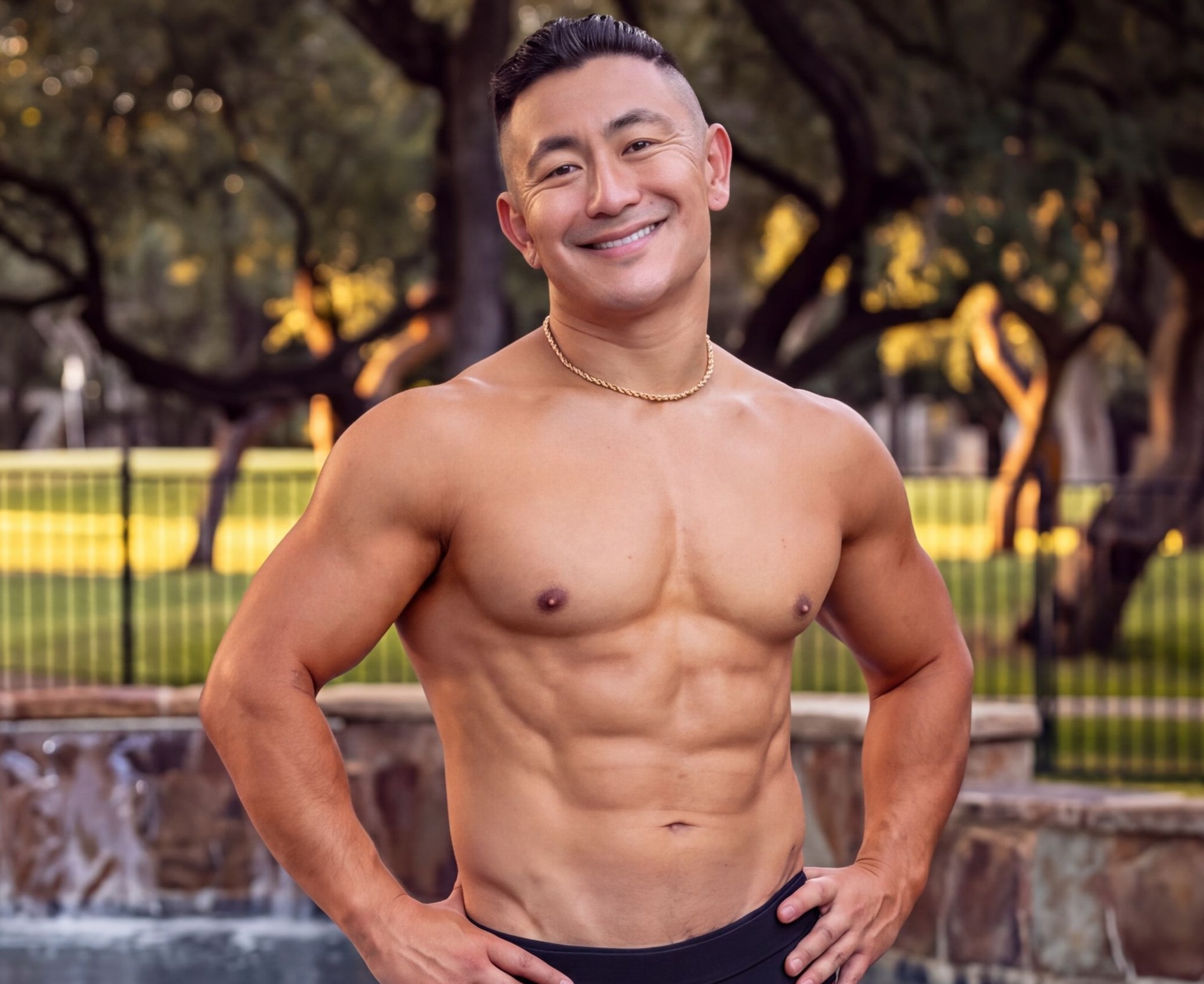 Why bodybuilders suck their stomach in. You've seen the distended guts ...