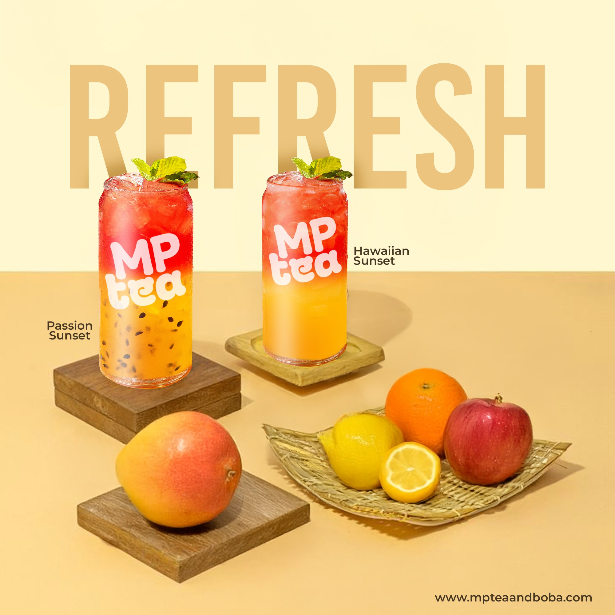 MPtea & boba - Beat the heat with MP Tea's Passion Sunset... | Facebook