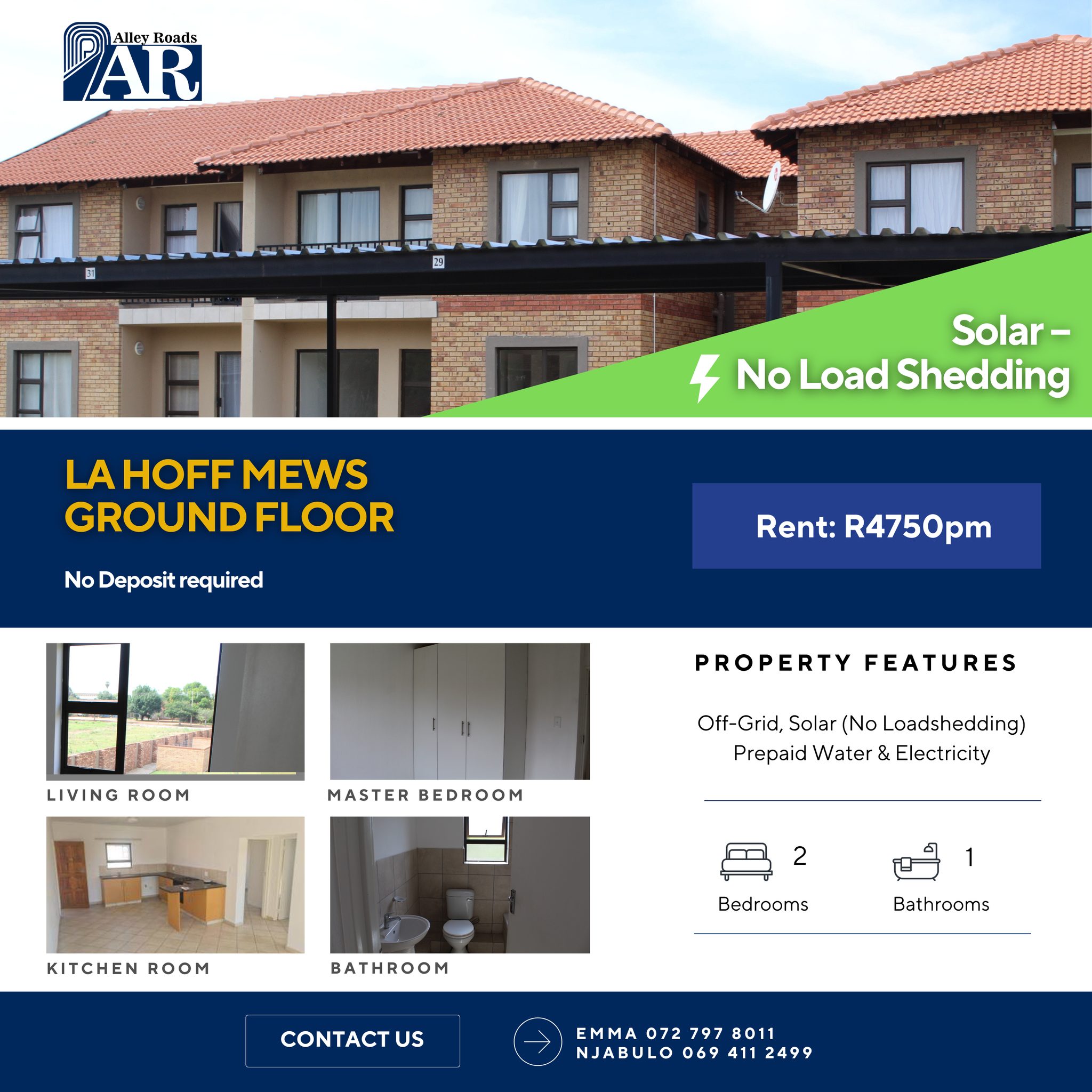 🏡 The ground floor of La Hoff Mews is both spacious and