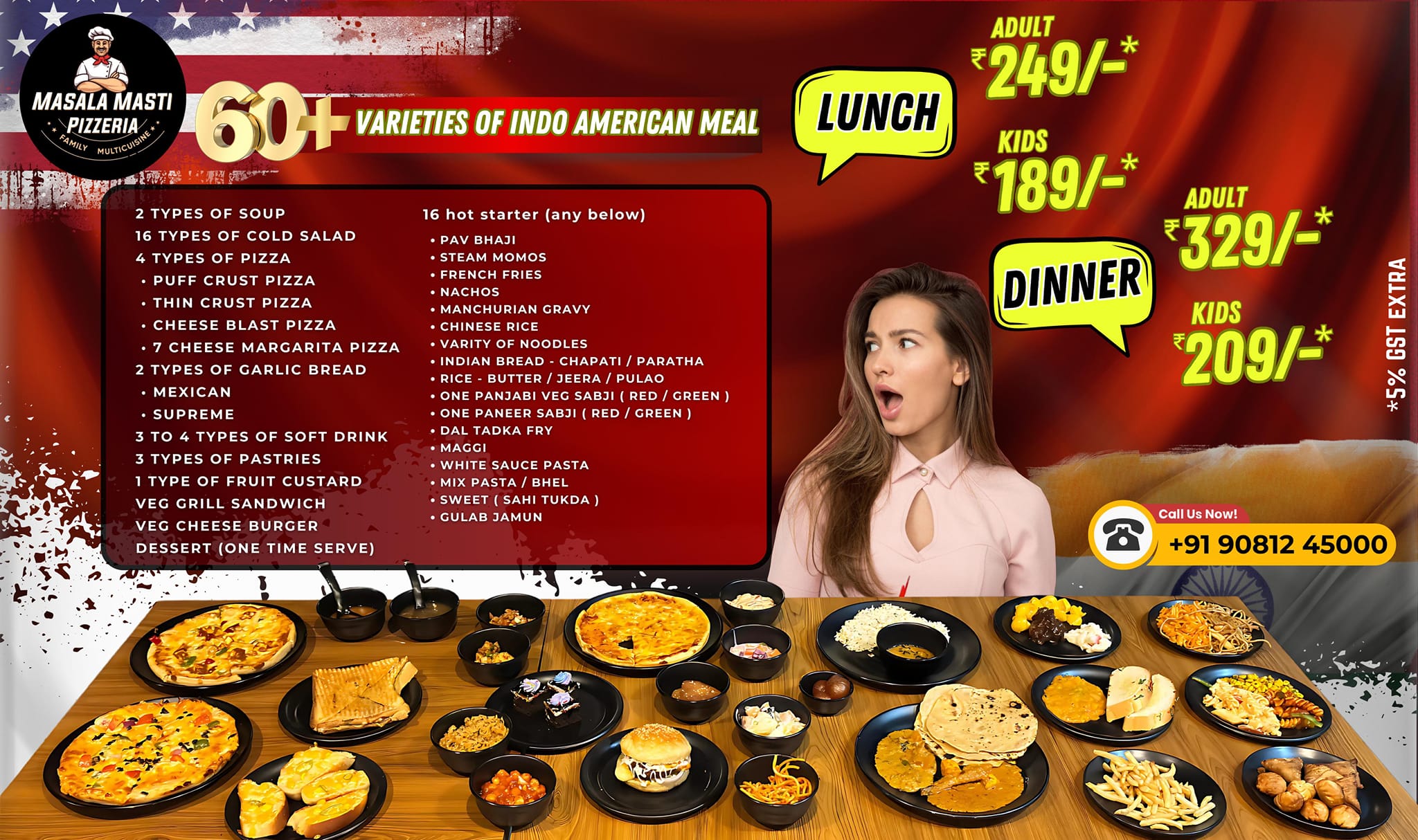 Masala Masti Pizzeria Adajan | Surat