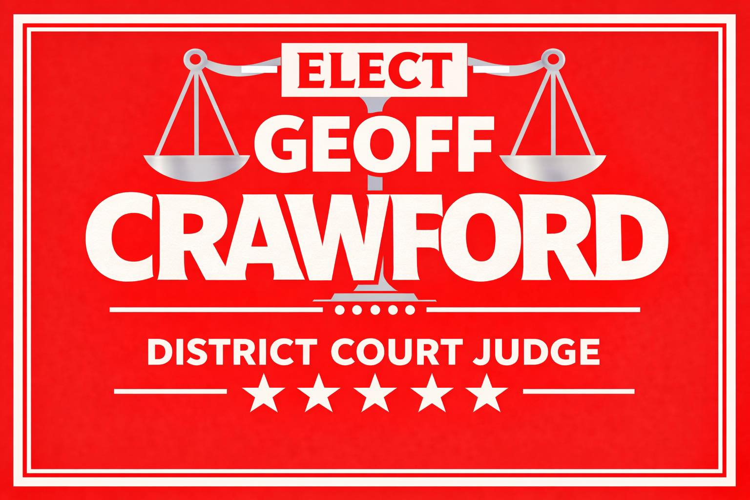 Geoff Crawford for District Court Judge