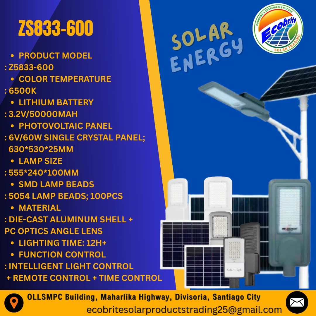 Ecobrite - ☀️ ECOBRITE SOLAR PRODUCTS TRADING ☀️ ☎️GLOBE: +639177143827 ...