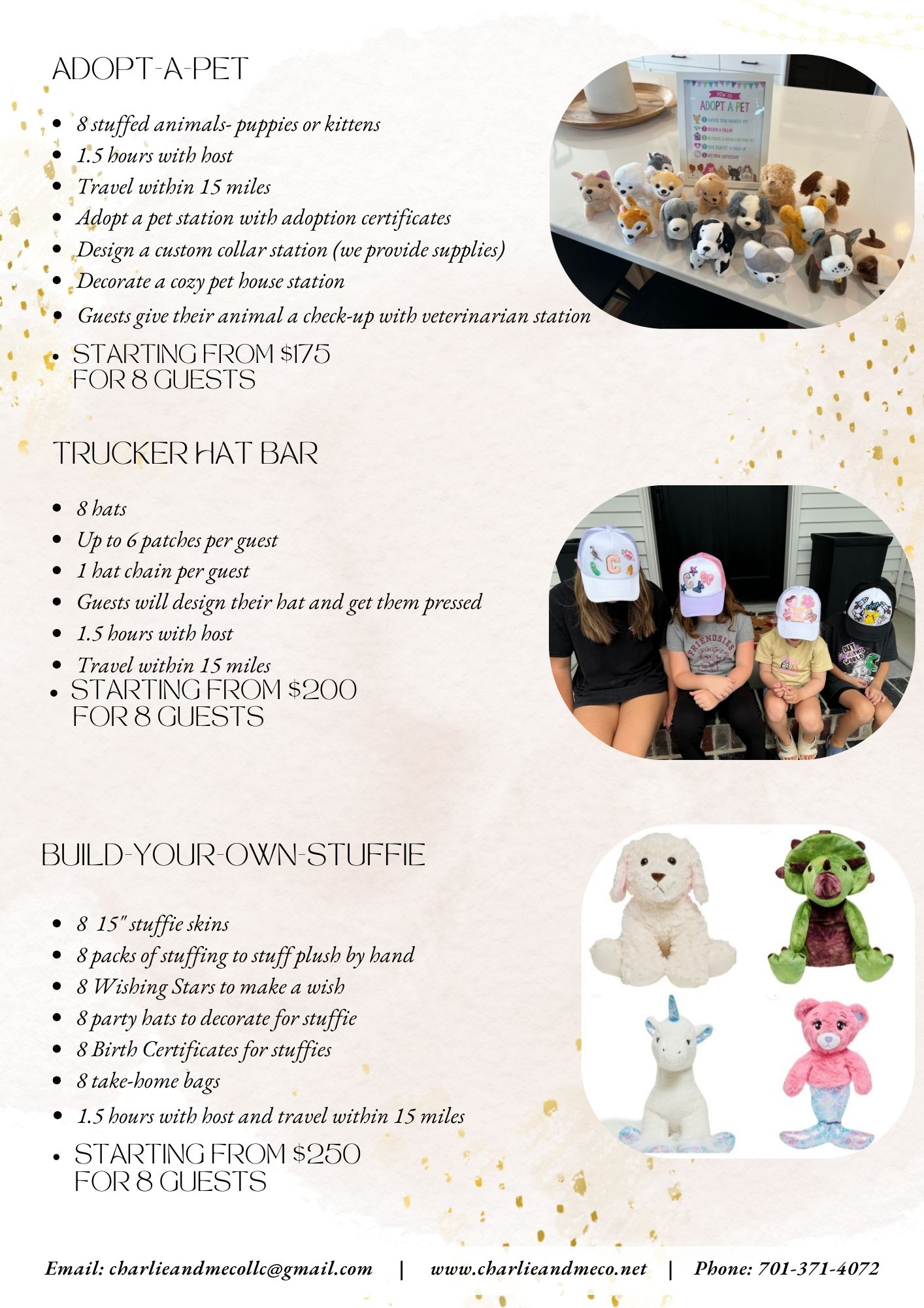 Welcome to Charlie & Me Co.!!! Charlie & Me Co. brings the party 