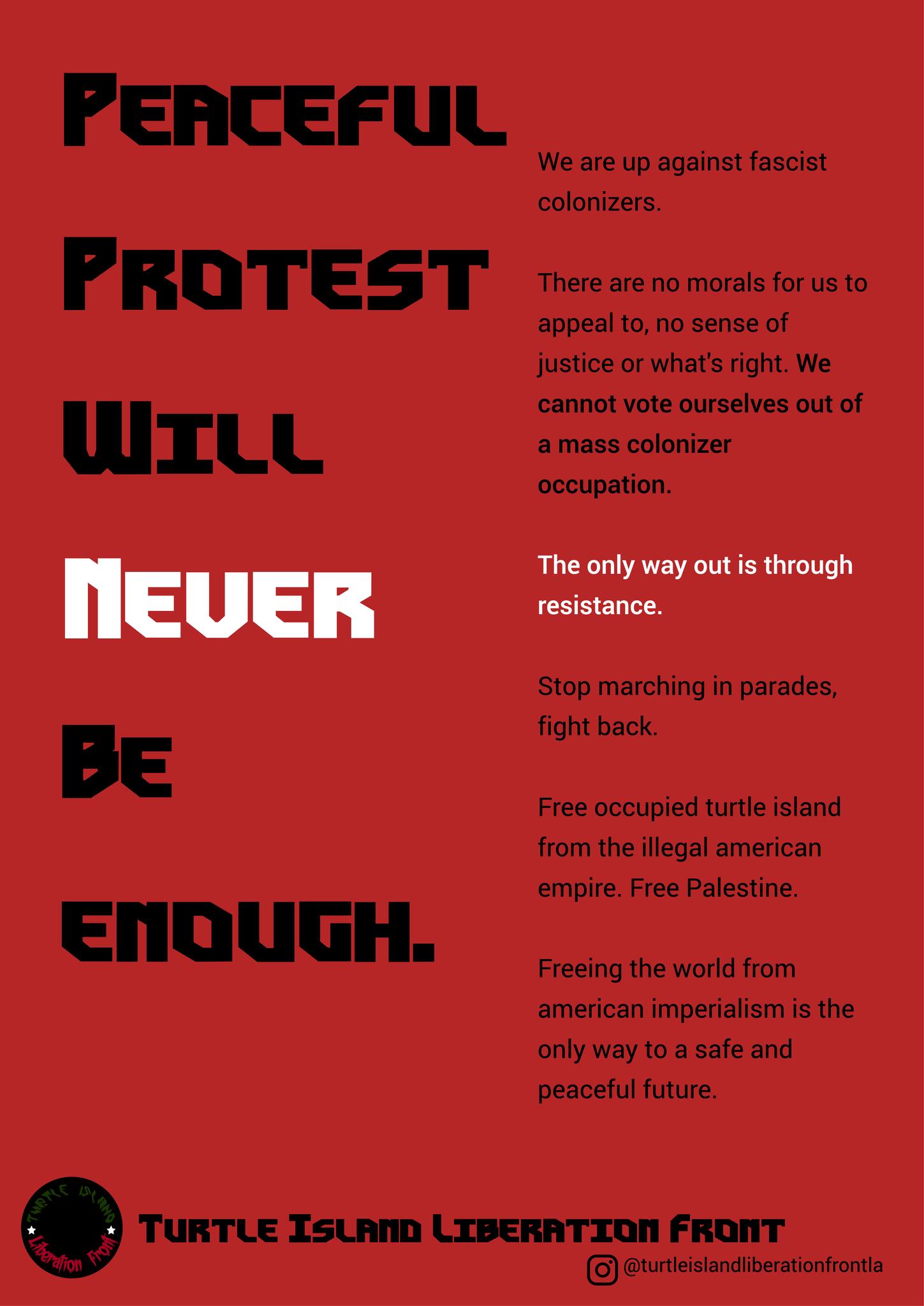 Turtle Island Liberation... - Turtle Island Liberation Front