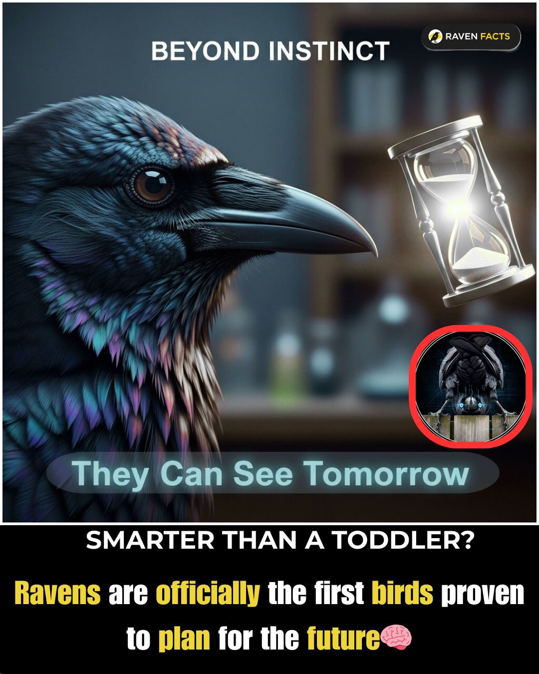 Raven - Ravens are more than just smart—they possess a level of ...
