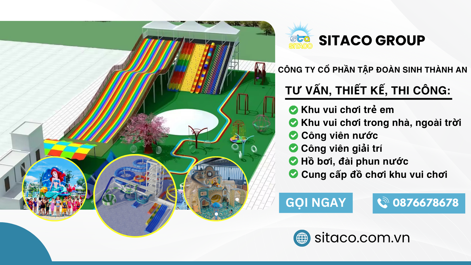 Sitaco Group - Thiết kế và thi công khu vui chơi trong nhà, ngoài trời ...