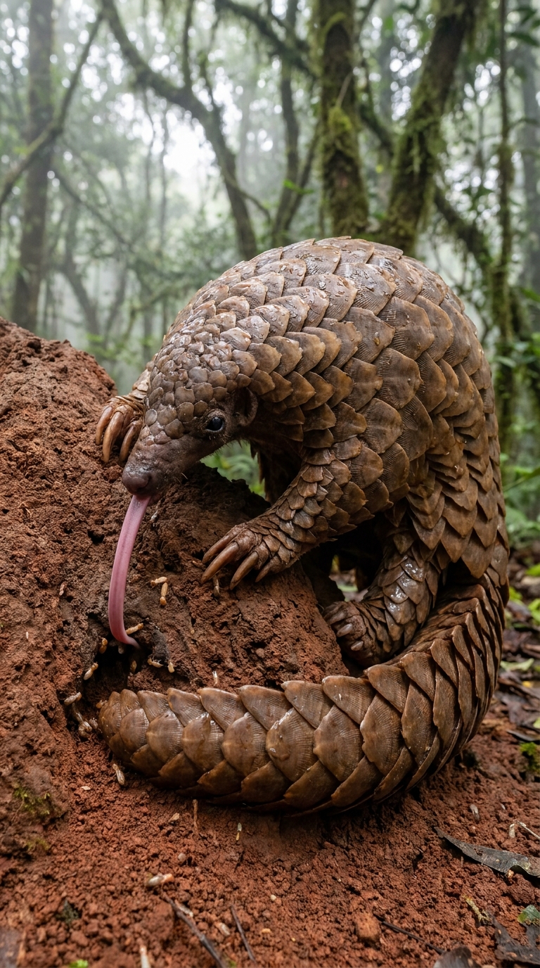 Pangolin Eating and Hunting Skills Revealed Through Rare Wildlife ...