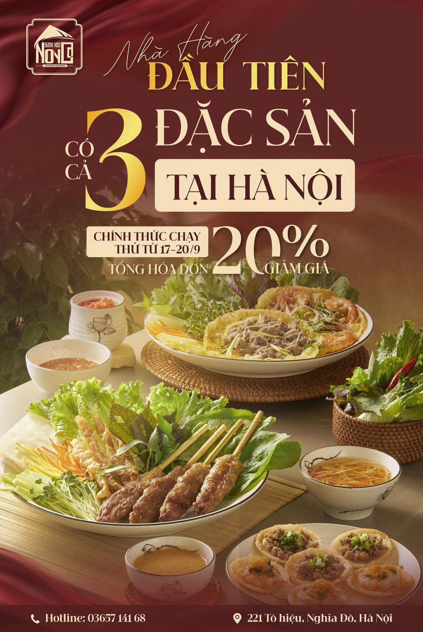 Bánh Xèo Nón Lá | Hanoi