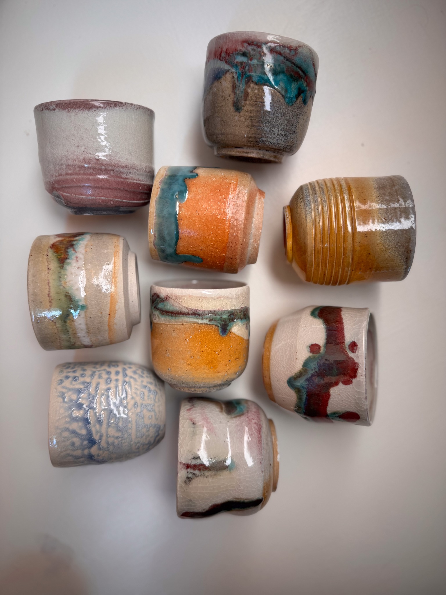 I love this glaze combo! Glazes: Mayco Colors Green Tea and Alabaster # ...