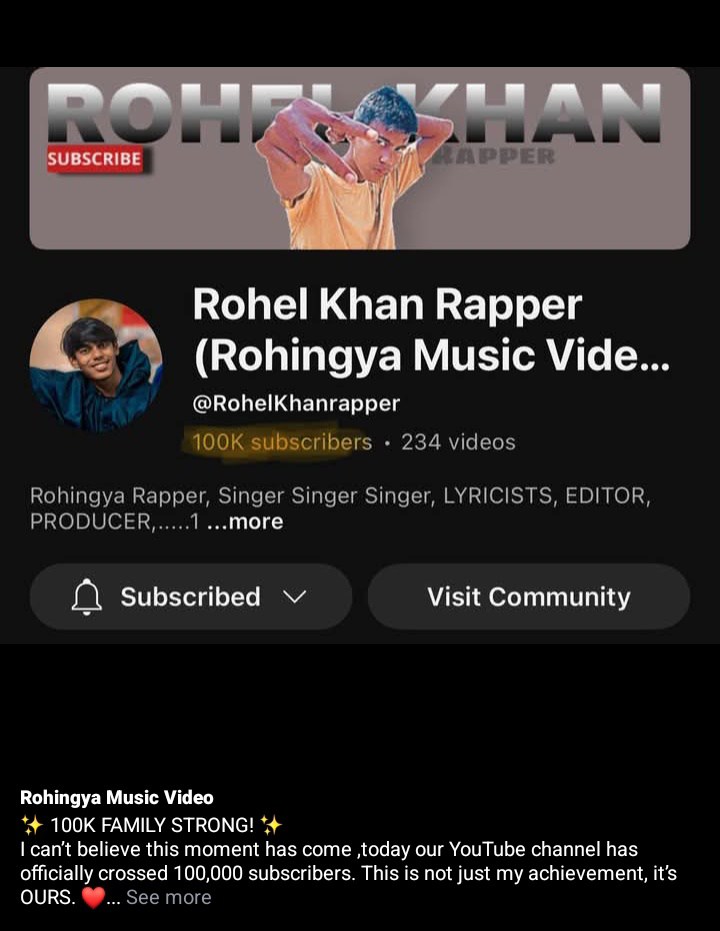Rohel Khan Rapper | Cox's Bazar