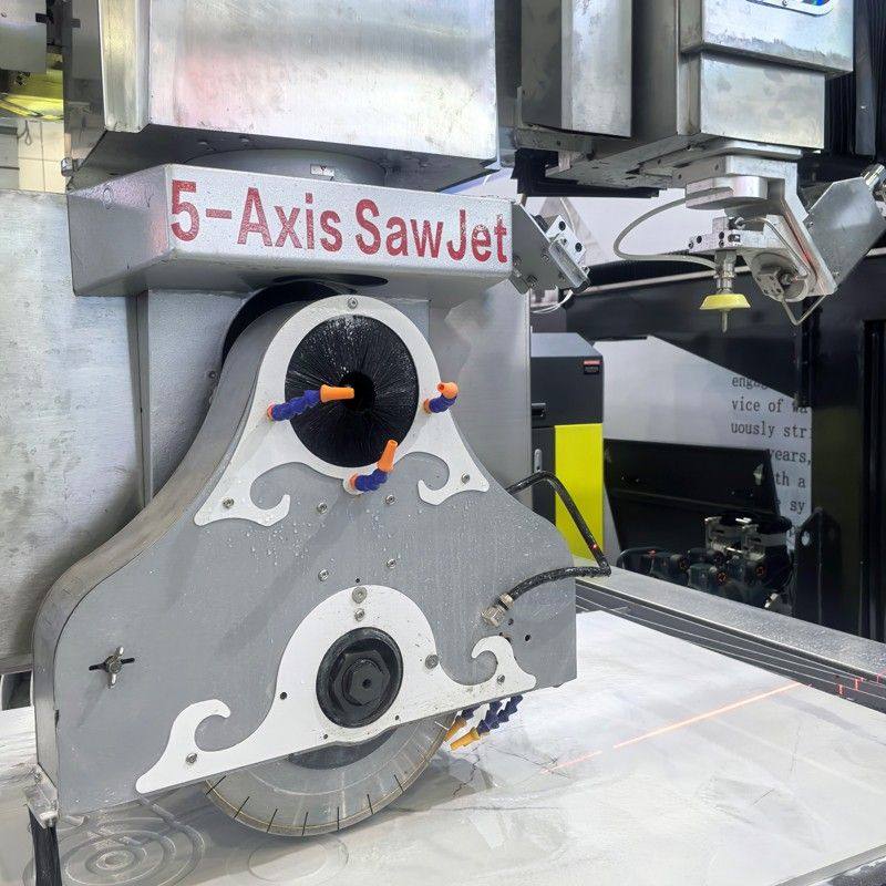 5-Axis CNC Bridge Saw | Precision Machining for Custom Stone Shapes ...