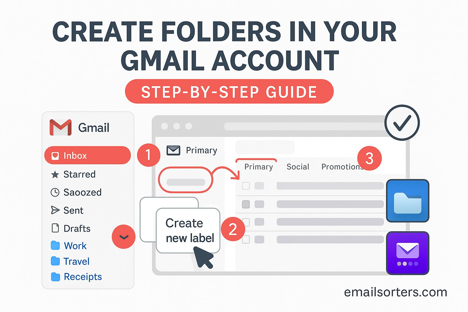 Email Sorter - 📧 Create Folders in Your Gmail Account –... | Facebook