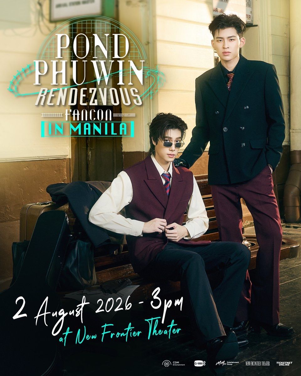 D-DAY! 'POND PHUWIN Rendezvous FANCON' 🚂 #PondPhuwinFanconD1