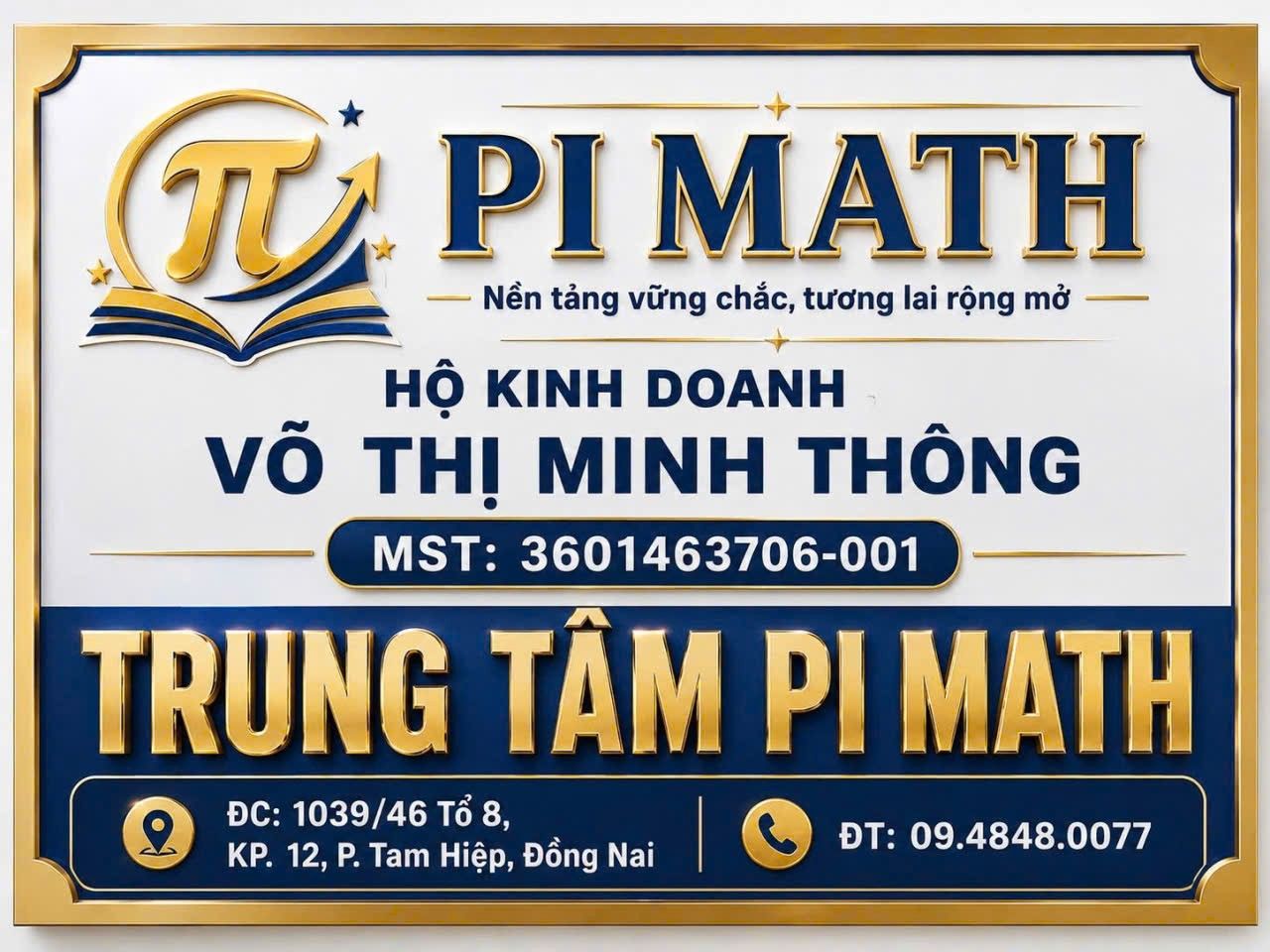 Trung Tâm Pi Math | Tỉnh Đồng Nai