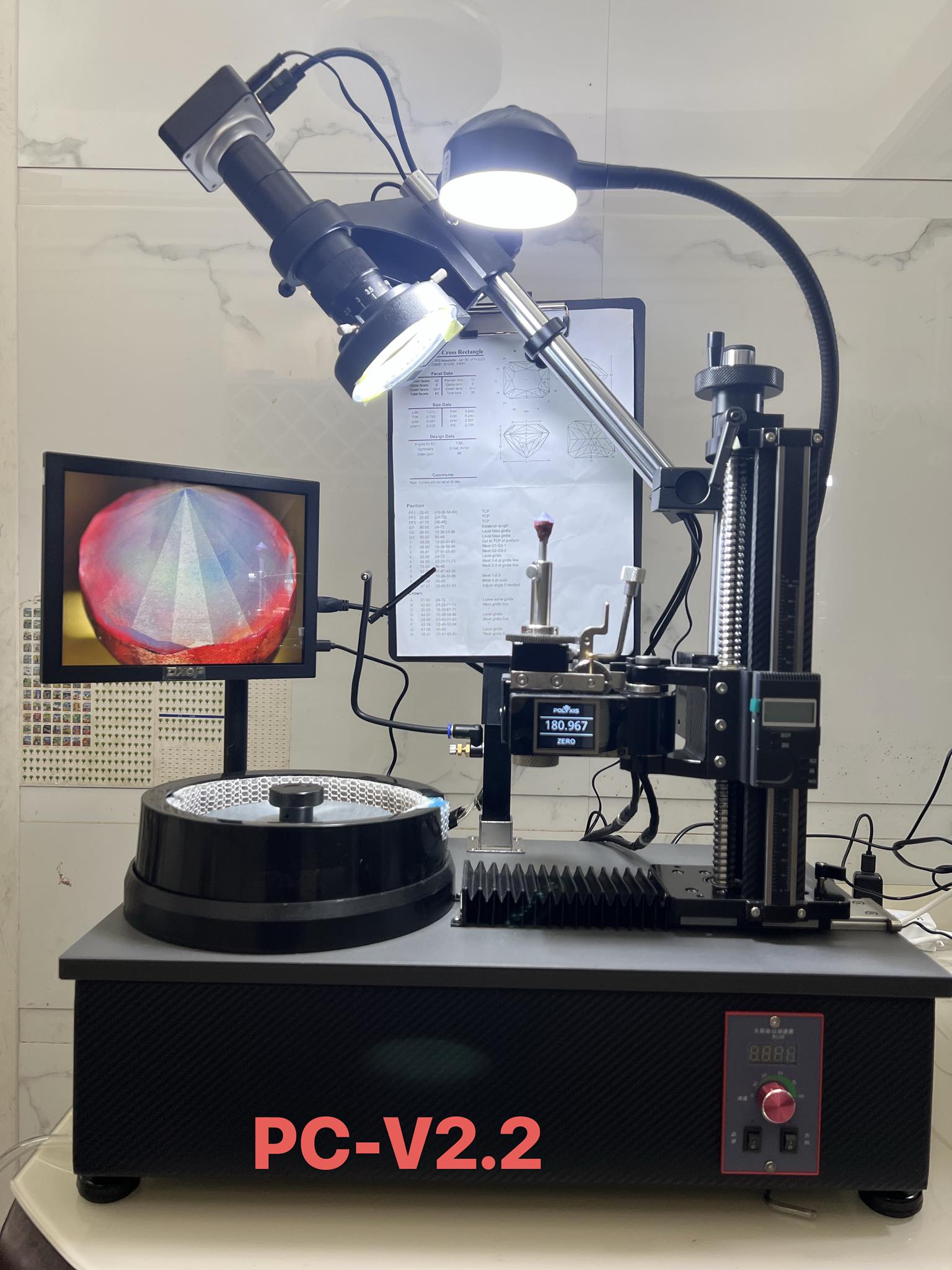 Polyxis Gem Machine and Tools | Jieyang