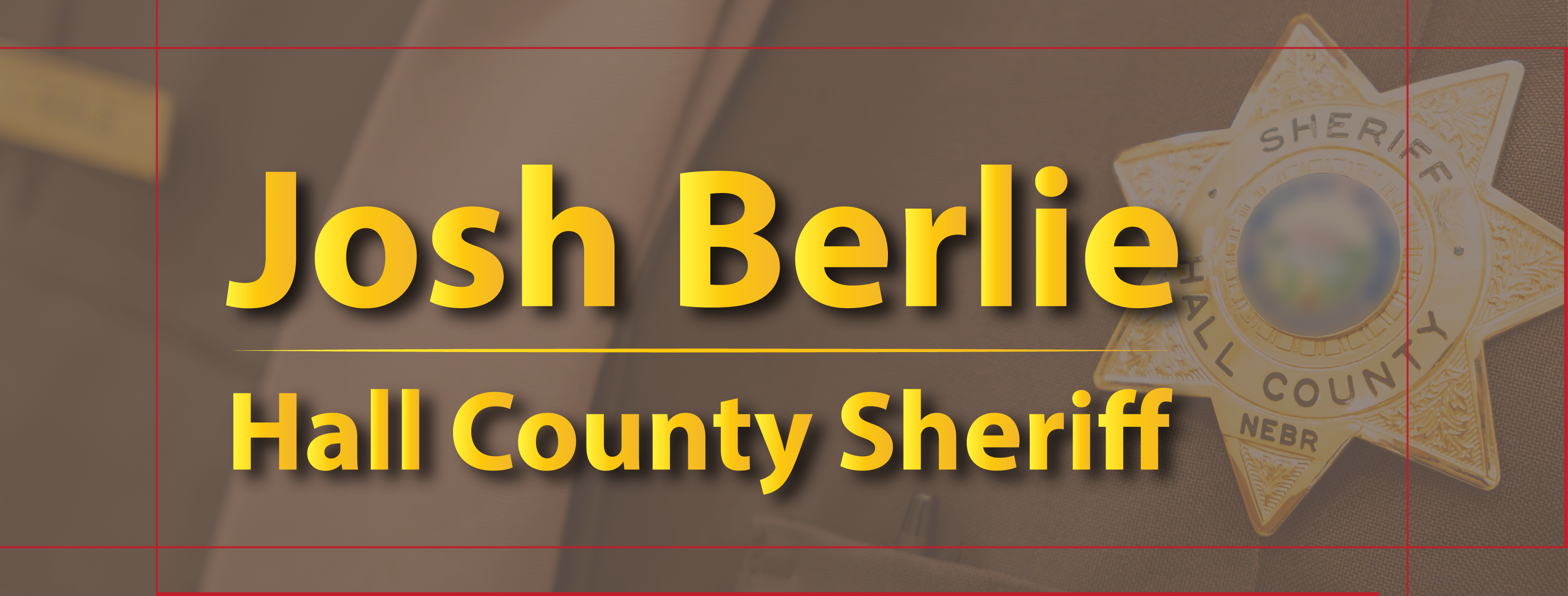 Hall County Sheriff Josh Berlie