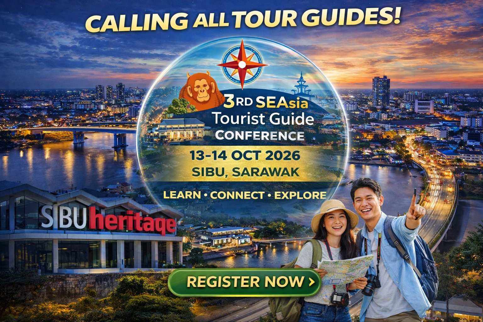 3rd Southeast Asian Tourist Guides Conference 2026 | Sibu